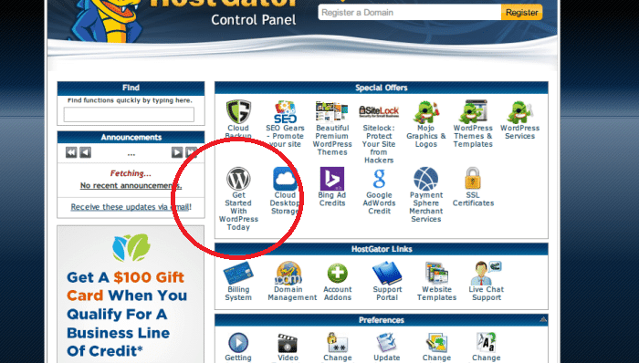 You can easily install WordPress using the built-in installation app for some hosting services.