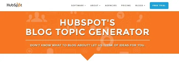 Hubspot 's Blog Topic Generator - Writing Tools for Success