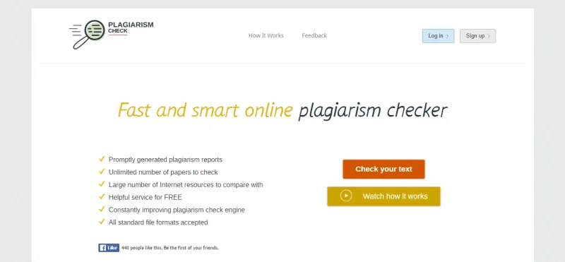 PlagiarismCheck.org - Writing Tools for Success