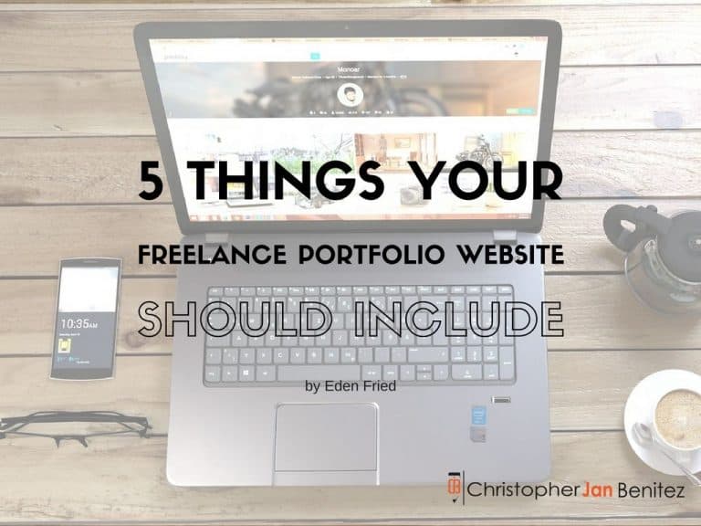 5 Things Your Freelance Portfolio Website Should Include
