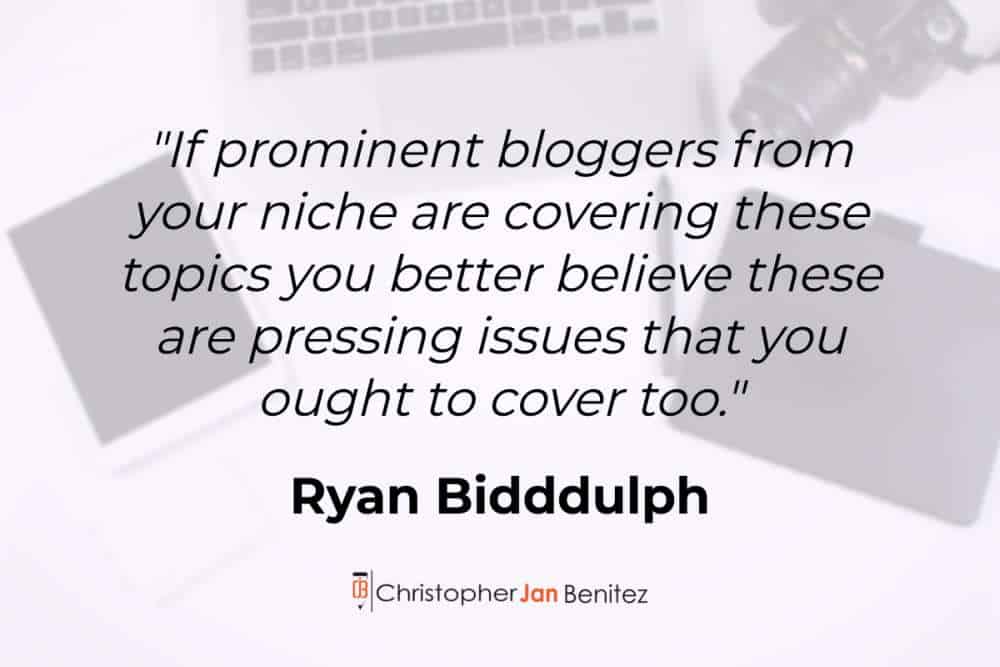 Get Ideas from Top Blogs from Your Niche