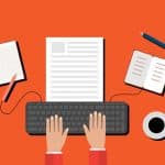How to Write a Good Blog Post, Creative Content Writing, Blogging Post, Digital Media Flat Vector Illustration