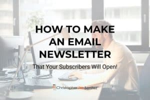 how to make an email newsletter