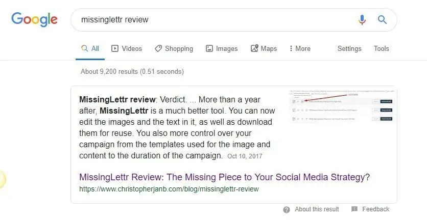 featured snippet - seo article writers