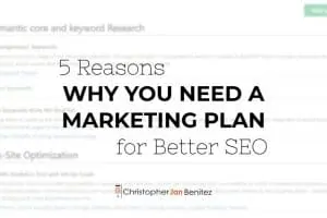 why you need a marketing plan