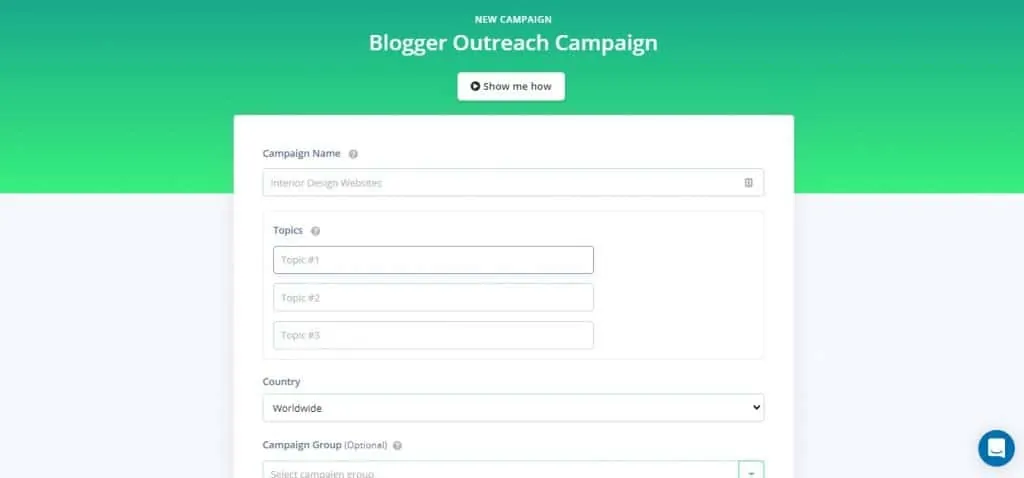 linkhunter blogger outreach campaign