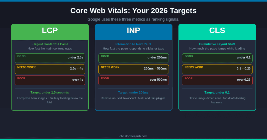 Core Web Vitals