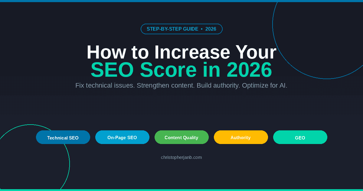 How to Increase SEO Score