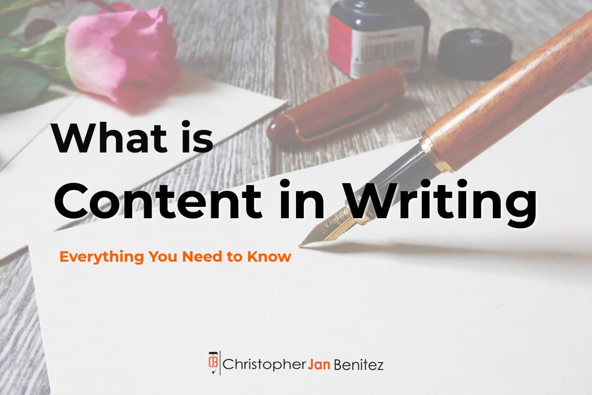 what is content writing example