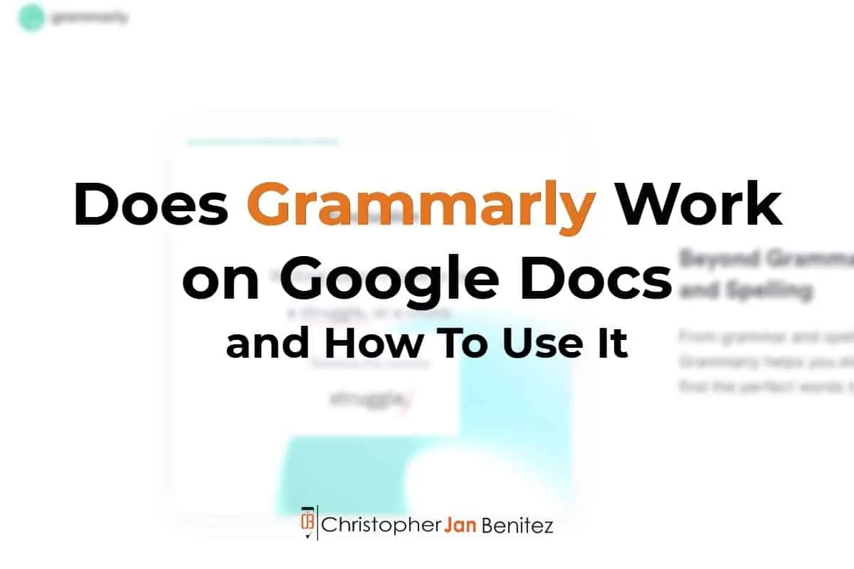 Does Grammarly Work On Google Docs