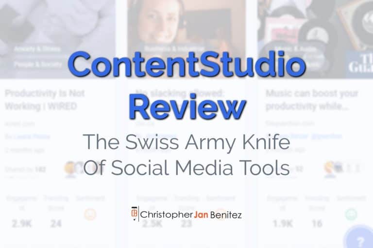 ContentStudio Review: The Swiss Army Knife Of Social Media Tools