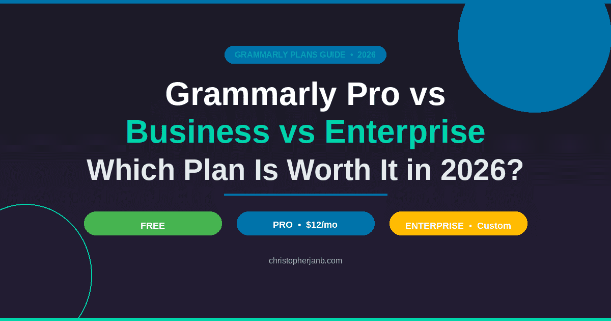 Grammarly Pro vs Business vs Enterprise: Which Plan Is Worth It in 2026?