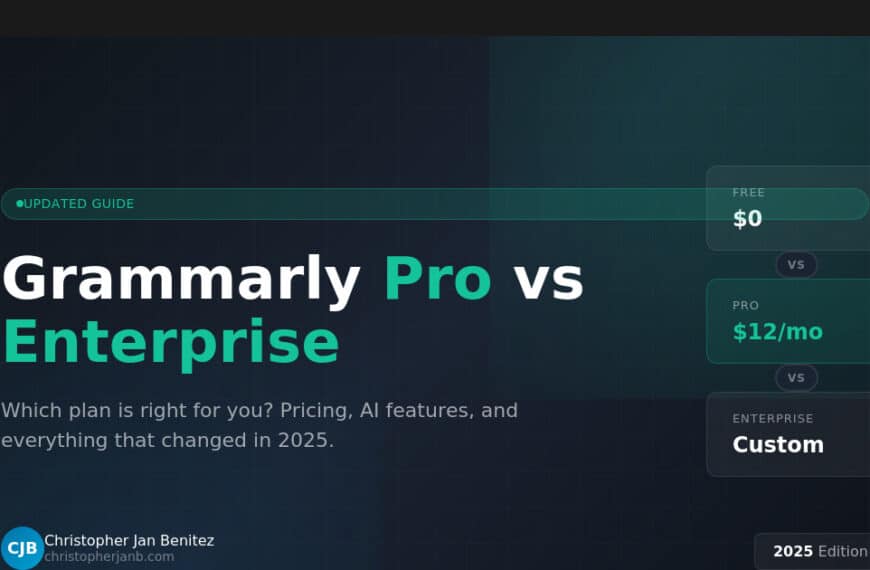 Grammarly Pro vs Enterprise