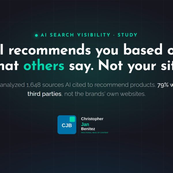 Where AI Actually Gets Its Recommendations (Hint: Not Your Website)