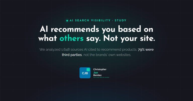 Where AI Actually Gets Its Recommendations (Hint: Not Your Website)