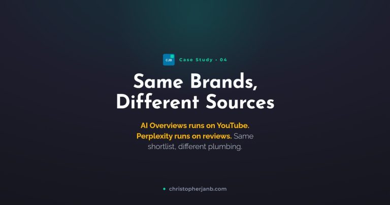 Same Brands, Different Sources: Why Winning AI Search Is Engine-Specific