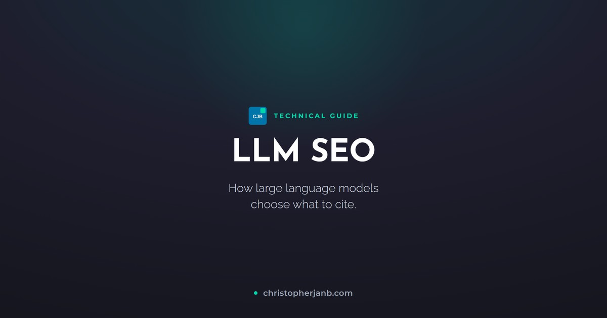 LLM SEO: how large language models choose what to cite